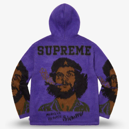 Supreme Hooded Zip Up Sweater 'Che' Purple (SS21) - SOLE SERIOUSS (2)