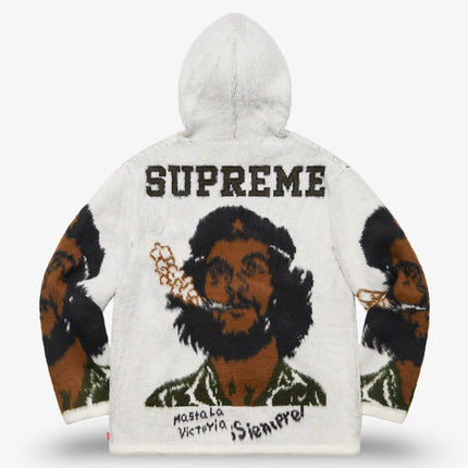 Supreme Hooded Zip Up Sweater 'Che' White (SS21) - SOLE SERIOUSS (2)