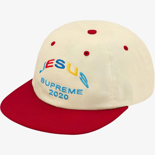 Supreme 'Jesus' 6-Panel Snapback Hat Red (FW20) - SOLE SERIOUSS (1)