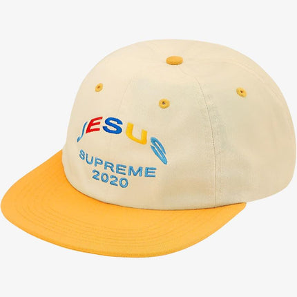 Supreme 'Jesus' 6-Panel Snapback Hat Yellow (FW20) - SOLE SERIOUSS (1)