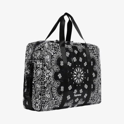 Supreme Large Duffle Bag 'Bandana Tarp' Black (SS21) - SOLE SERIOUSS (2)