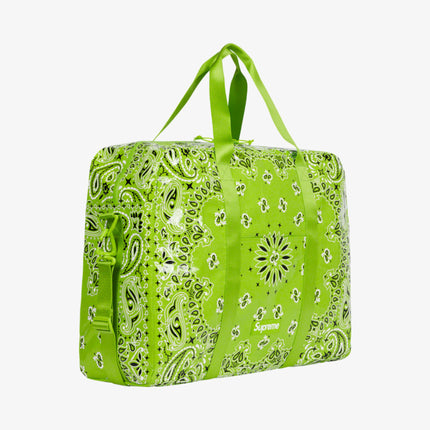 Supreme Large Duffle Bag 'Bandana Tarp' Lime (SS21) - SOLE SERIOUSS (2)