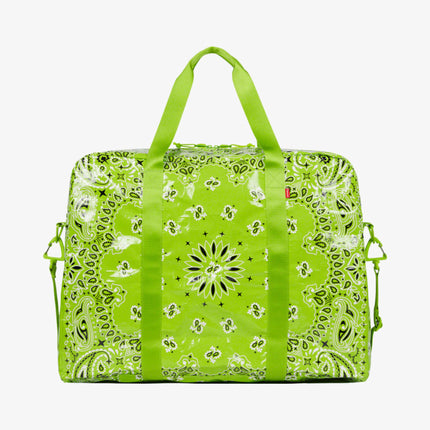 Supreme Large Duffle Bag 'Bandana Tarp' Lime (SS21) - SOLE SERIOUSS (3)