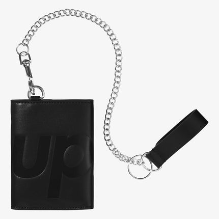 Supreme Leather Chain Wallet Black (FW25) | SOLE SERIOUSS [3]