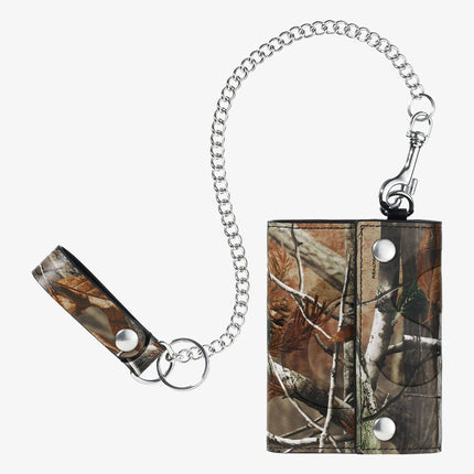 Supreme Leather Chain Wallet Realtree AP Camo (FW25) | SOLE SERIOUSS [1]
