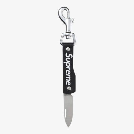 Supreme Leather Clip Knife Black (FW25) | SOLE SERIOUSS [1]