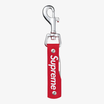 Supreme Leather Clip Knife Red (FW25) | SOLE SERIOUSS [2]