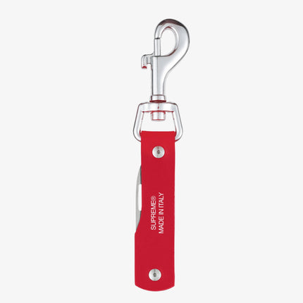 Supreme Leather Clip Knife Red (FW25) | SOLE SERIOUSS [3]
