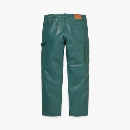 Supreme Leather Double Knee Pant Dusty Teal (FW23) - SOLE SERIOUSS (2)