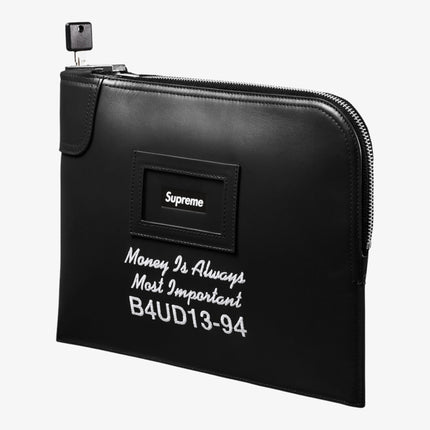 Supreme Leather Money Bag Black (FW25) | SOLE SERIOUSS [2]