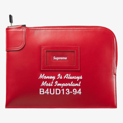 Supreme Leather Money Bag Red (FW25) | SOLE SERIOUSS [1]