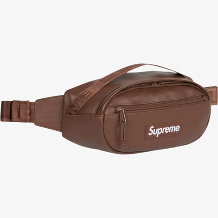 Supreme Leather Waist Bag Brown (FW24) | SOLE SERIOUSS [2]