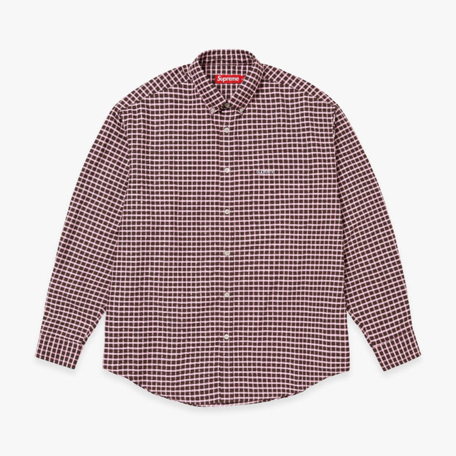 Supreme Loose Fit Oxford Shirt Brown Plaid (FW23) - SOLE SERIOUSS (1)