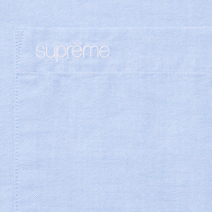 Supreme Loose Fit Oxford Shirt Light Blue (FW23) - SOLE SERIOUSS (2)