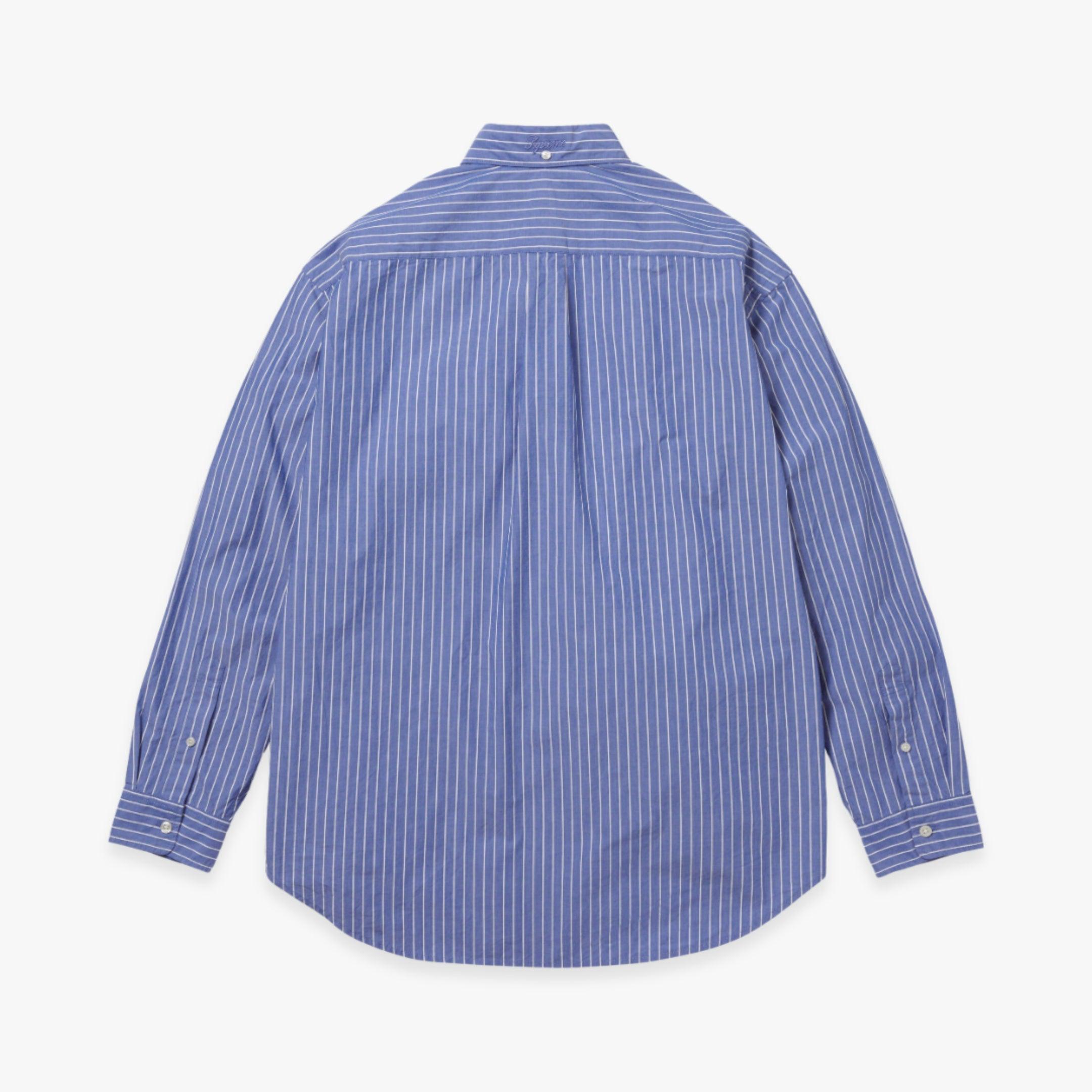 Supreme Loose Fit Stripe Shirt Blue (FW23) – SOLE SERIOUSS
