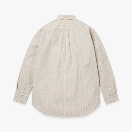 Supreme Loose Fit Stripe Shirt Tan (FW23) - SOLE SERIOUSS (2)