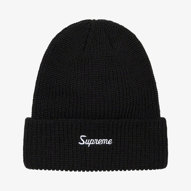 Supreme Loose Gauge Beanie Black (FW21) - SOLE SERIOUSS (1)