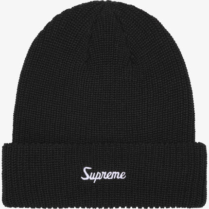 Supreme Loose Gauge Beanie Black (FW25) | SOLE SERIOUSS [1]