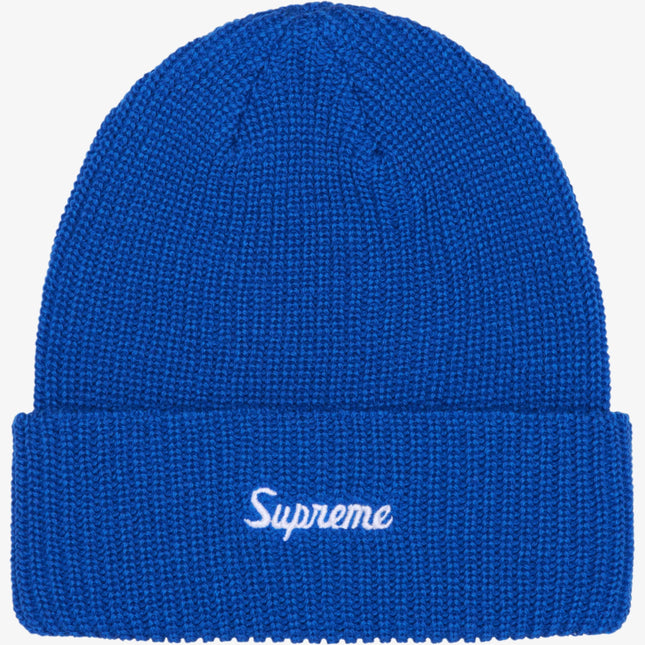 Supreme Loose Gauge Beanie Blue (FW24) - SOLE SERIOUSS (1)