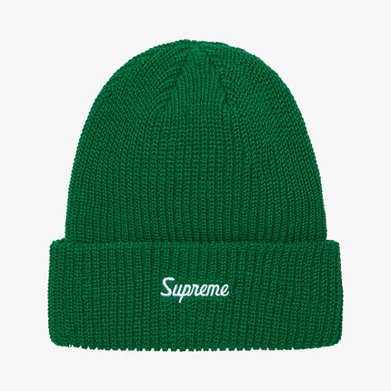 Supreme Loose Gauge Beanie Green (FW21) - SOLE SERIOUSS (1)