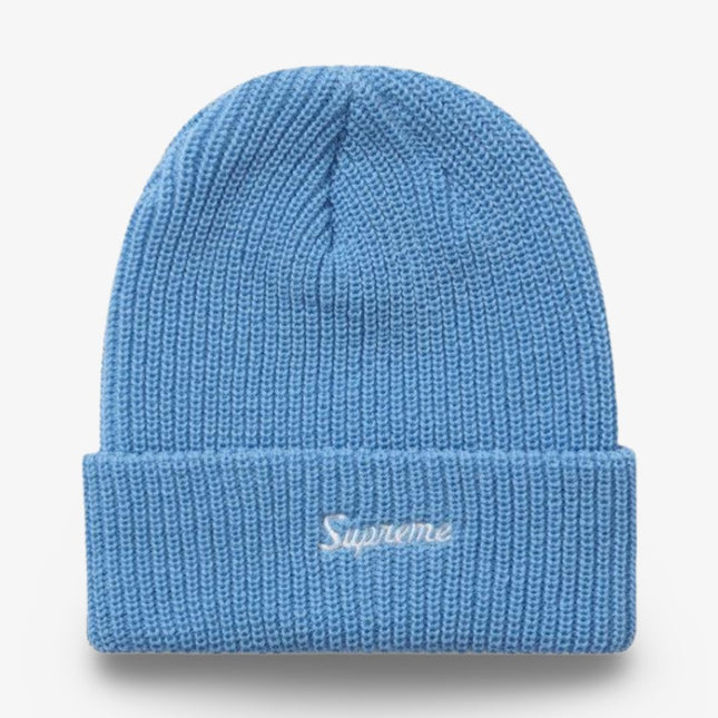 Supreme Loose Gauge Beanie Light Blue (FW21) - SOLE SERIOUSS (1)