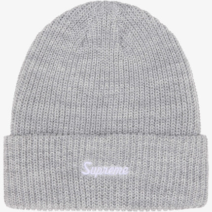 Supreme Loose Gauge Beanie Light Grey (FW24) - SOLE SERIOUSS (1)