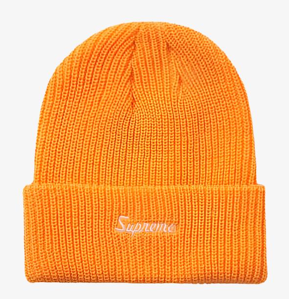 Supreme Loose Gauge Beanie Light Neon Orange (FW21) - SOLE SERIOUSS (1)