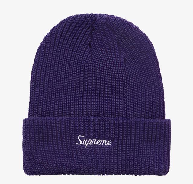 Supreme Loose Gauge Beanie Purple (FW21) - SOLE SERIOUSS (1)