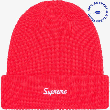 Supreme Loose Gauge Beanie Watermelon Pink (FW25) | SOLE SERIOUSS [1]