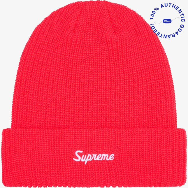 Supreme Loose Gauge Beanie Watermelon Pink (FW25) | SOLE SERIOUSS [1]