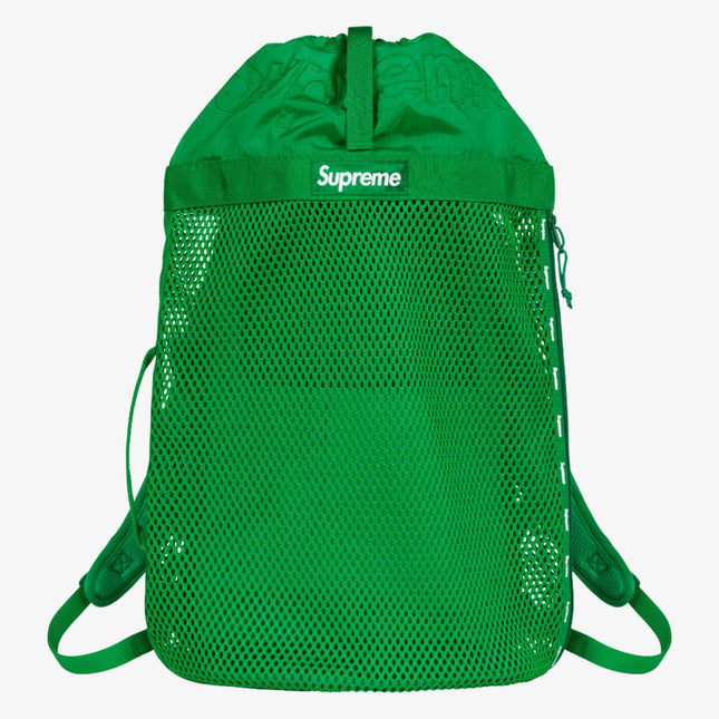 Supreme Mesh Backpack Green (SS23) - SOLE SERIOUSS (1)