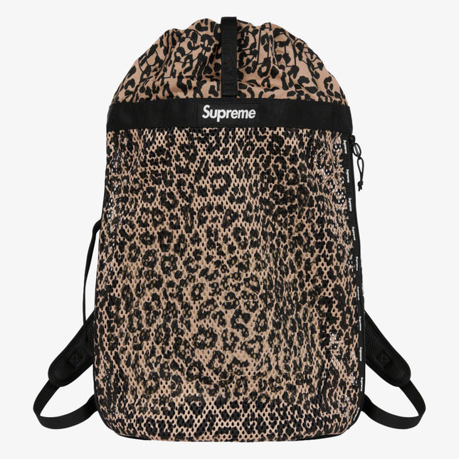 Supreme Mesh Backpack Leopard SS23 - SOLE SERIOUSS (1)