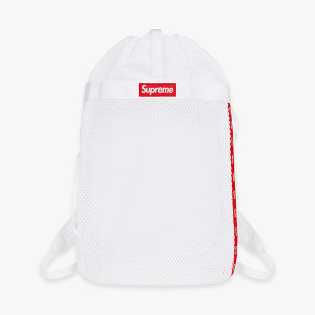 Supreme Mesh Backpack White SS23 - SOLE SERIOUSS (1)