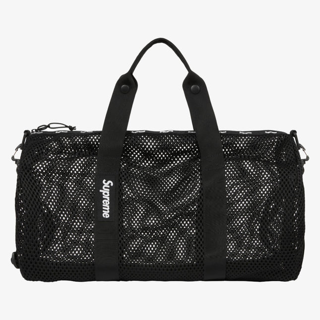 Supreme Mesh Duffle Bag Black (SS23) - SOLE SERIOUSS (1)