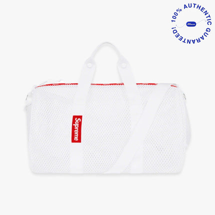 Supreme Mesh Duffle Bag White (SS23) | SOLE SERIOUSS [2]