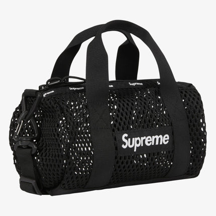 Supreme Mesh Mini Duffle Bag Black (SS23) - SOLE SERIOUSS (2)