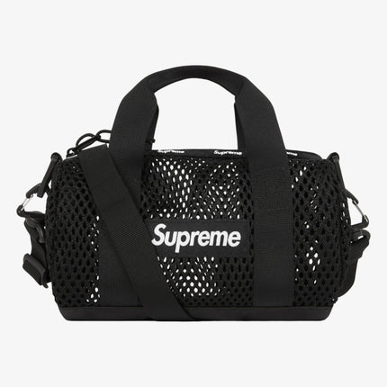 Supreme Mesh Mini Duffle Bag Black (SS23) - SOLE SERIOUSS (4)