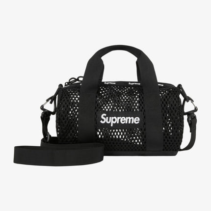 Supreme Mesh Mini Duffle Bag Black (SS23) - SOLE SERIOUSS (5)