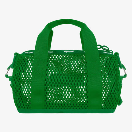 Supreme Mesh Mini Duffle Bag Green (SS23) - SOLE SERIOUSS (3)