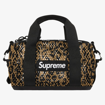 Supreme Mesh Mini Duffle Bag Leopard (SS23) - SOLE SERIOUSS (1)