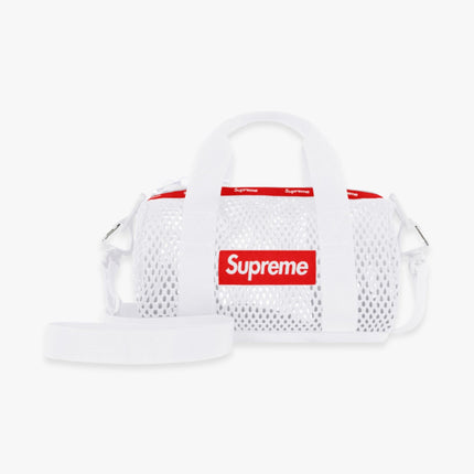 Supreme Mesh Mini Duffle Bag White (SS23) - SOLE SERIOUSS (2)