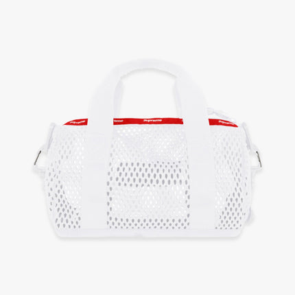 Supreme Mesh Mini Duffle Bag White (SS23) - SOLE SERIOUSS (4)