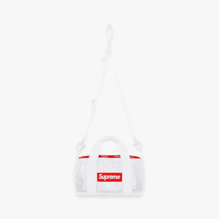 Supreme Mesh Mini Duffle Bag White (SS23) - SOLE SERIOUSS (5)