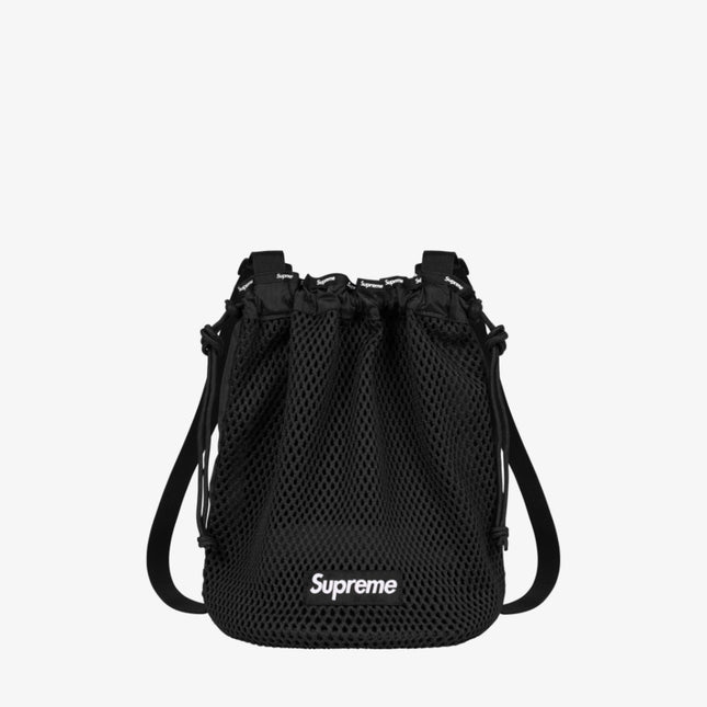 Supreme Mesh Small Backpack Black (SS23) - SOLE SERIOUSS (1)