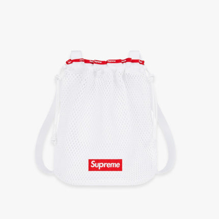 Supreme Mesh Small Backpack White (SS23) - SOLE SERIOUSS (1)