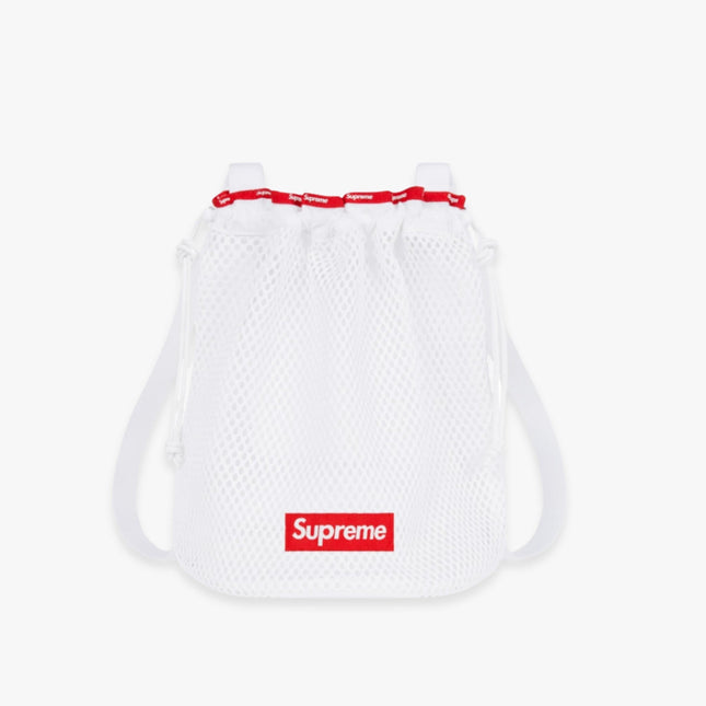 Supreme Mesh Small Backpack White SS23 - SOLE SERIOUSS (1)