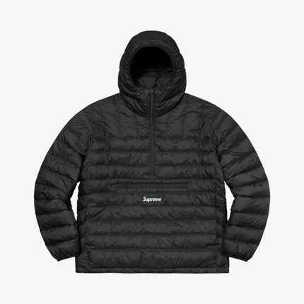 Supreme Micro Down Half Zip Hooded Pullover Black FW21 - SOLE SERIOUSS (1)