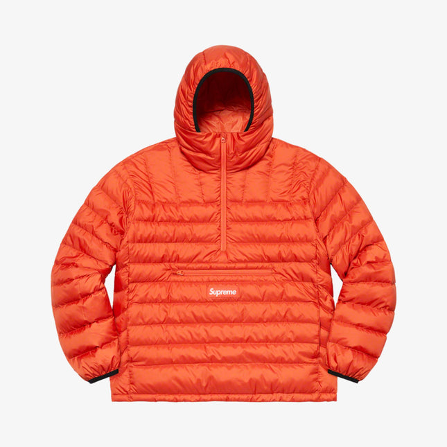 Supreme Micro Down Half Zip Hooded Pullover Dark Orange (FW21) - SOLE SERIOUSS (1)