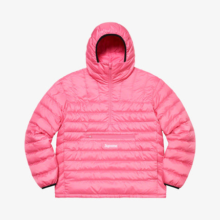 Supreme Micro Down Half Zip Hooded Pullover Pink FW21 - SOLE SERIOUSS (1)