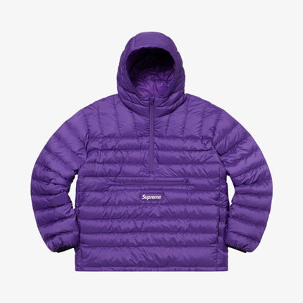 Supreme Micro Down Half Zip Hooded Pullover Purple (FW20) - SOLE SERIOUSS (1)